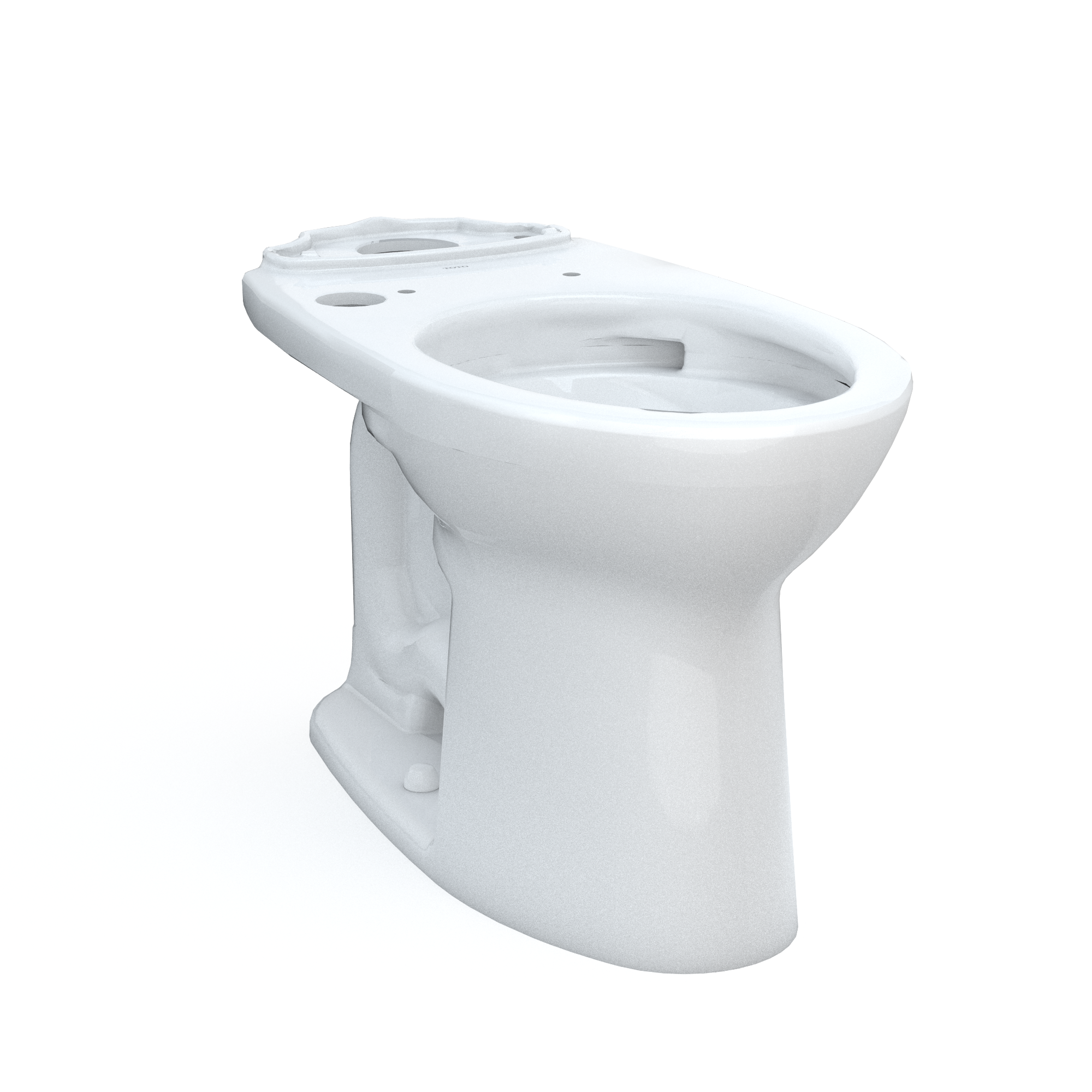TOTO® Drake® Elongated Universal Height TORNADO FLUSH® Toilet Bowl with CEFIONTECT®, WASHLET®+ Ready, Cotton White - C776CEFGT40#01 - image 1 of 5