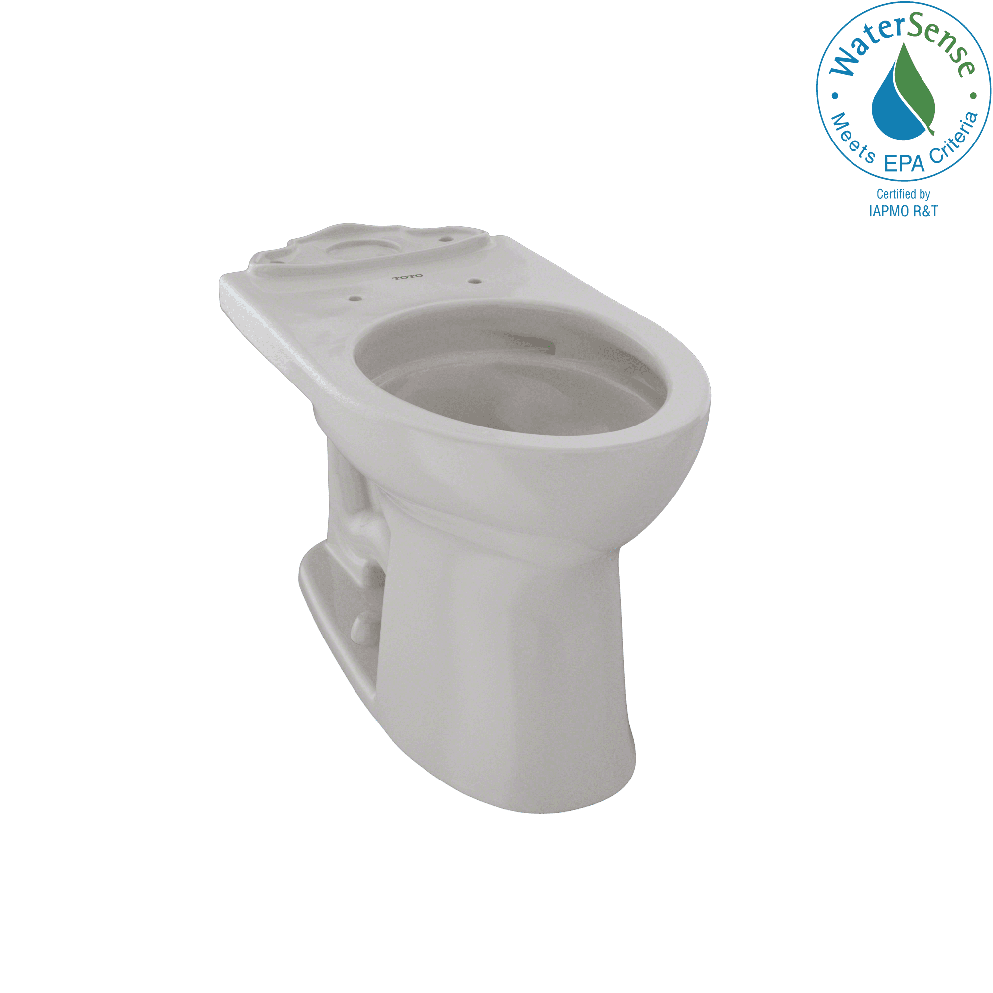 TOTO Drake II Universal Height Elongated Toilet Bowl with CeFiONtect