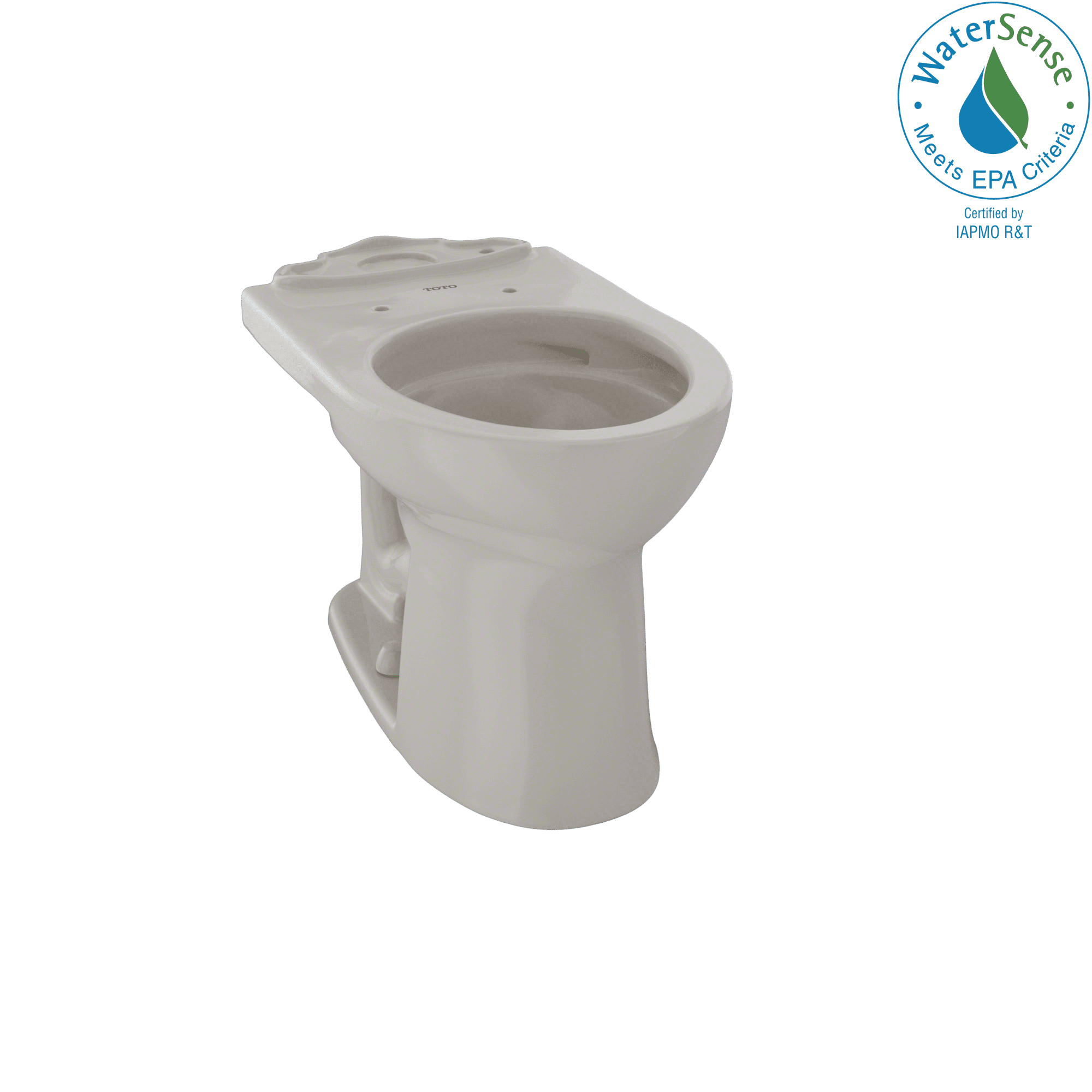 TOTO® Drake® II Universal Height Round Toilet Bowl with CEFIONTECT ...
