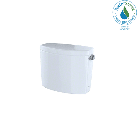 TOTO® Drake® II and Vespin® II, 1.28 GPF Toilet Tank with Right-Hand Trip Lever, Cotton White - ST454ER#01