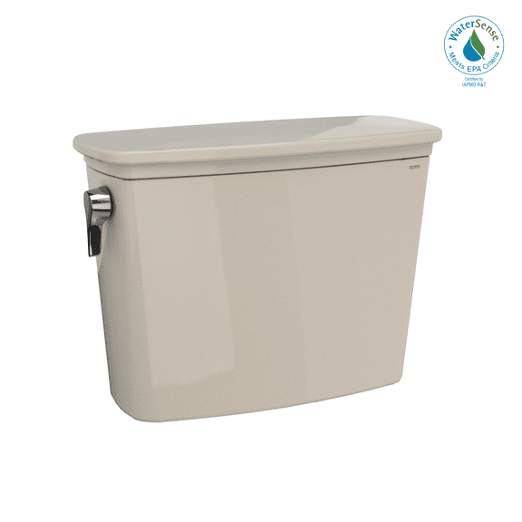 Open Box TOTO Drake Transitional 1.28 GPF Toilet Tank with WASHLET+ Auto Flush Compatibility, Bone - ST786EA#03