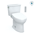 thumbnail image 1 of TOTO® Drake® Transitional WASHLET®+ Two-Piece Elongated 1.28 GPF Universal Height TORNADO FLUSH® Toilet with Auto Flush, Cotton White - MW7863056CEFGA.10#01, 1 of 5