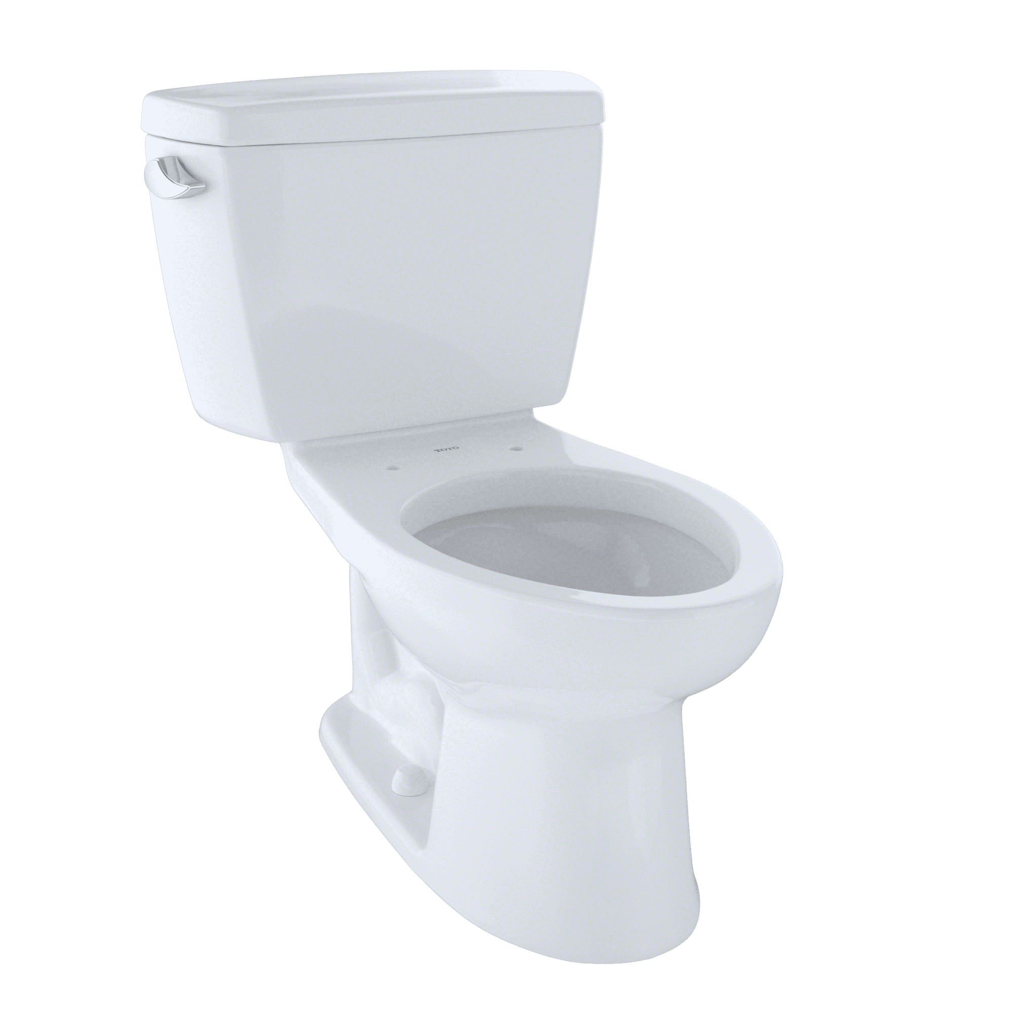 TOTO® Drake® TwoPiece Elongated 1.6 GPF ADA Compliant Toilet, Cotton White CST744SL01