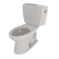 thumbnail image 1 of TOTO® Drake® Two-Piece Elongated 1.6 GPF ADA Compliant Toilet with Right-Hand Trip Lever, Sedona Beige - CST744SLR#12, 1 of 2