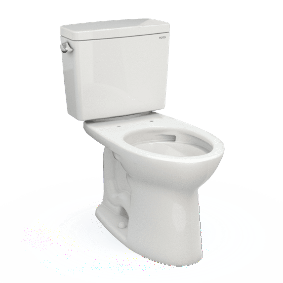 TOTO® Drake® Two-Piece Elongated 1.6 GPF TORNADO FLUSH® Toilet with CEFIONTECT®, Colonial White - CST776CSG#11