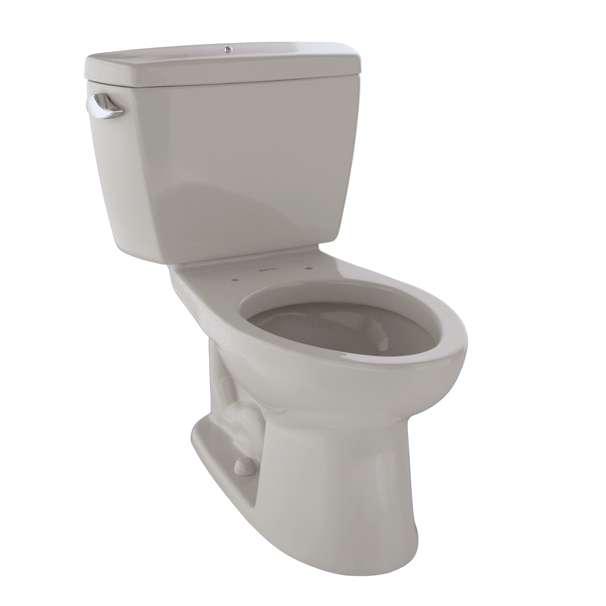 TOTO® Drake® Two-Piece Elongated 1.6 GPF Toilet with Bolt Down Tank Lid, Bone - CST744SB#03