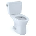 thumbnail image 1 of TOTO® Drake® Two-Piece Elongated Dual Flush 1.28 and 0.8 GPF DYNAMAX TORNADO FLUSH® Toilet with CEFIONTECT®, Cotton White - CST746CEMG#01, 1 of 8