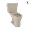 thumbnail image 1 of TOTO® Drake® Two-Piece Elongated Dual Flush 1.6 and 0.8 GPF Universal Height DYNAMAX TORNADO FLUSH® Toilet with CEFIONTECT®, Bone - CST746CSMFG#03, 1 of 1