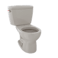 thumbnail image 1 of TOTO® Drake® Two-Piece Round 1.6 GPF Toilet with Insulated Tank, Bone - CST743SD#03, 1 of 2