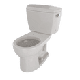 thumbnail image 1 of TOTO® Drake® Two-Piece Round 1.6 GPF Toilet with Right-Hand Trip Lever, Sedona Beige - CST743SR#12, 1 of 5