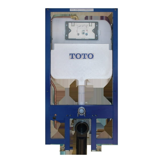 TOTO® DuoFit® In-Wall Dual Flush 0.9 and 1.6 GPF Tank System Copper Supply Line - WT171M