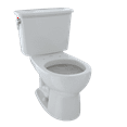 thumbnail image 1 of TOTO® Eco Drake® Transitional Two-Piece Round 1.28 GPF Toilet, Colonial White - CST743EN#11, 1 of 2