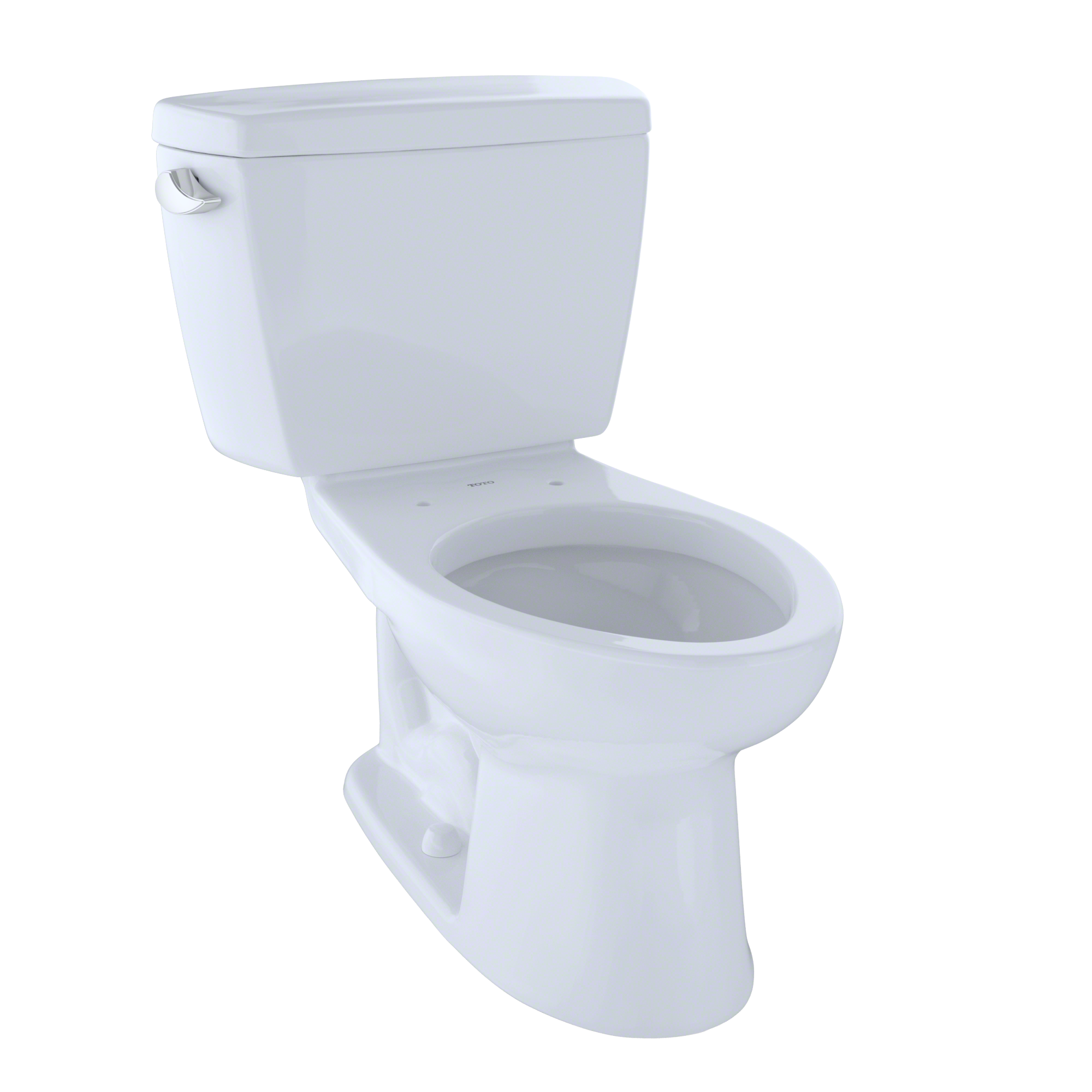 TOTOÂ® Eco DrakeÂ® Two-Piece Elongated 1.28 GPF Universal Height Toilet for 10 Inch Rough-In, Cotton White - CST744EF.10#01 - image 1 of 2