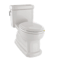 thumbnail image 1 of TOTO® Eco Guinevere® Elongated 1.28 GPF Universal Height Skirted Toilet with CEFIONTECT® and SoftClose Seat, Sedona Beige - MS974224CEFG#12, 1 of 5