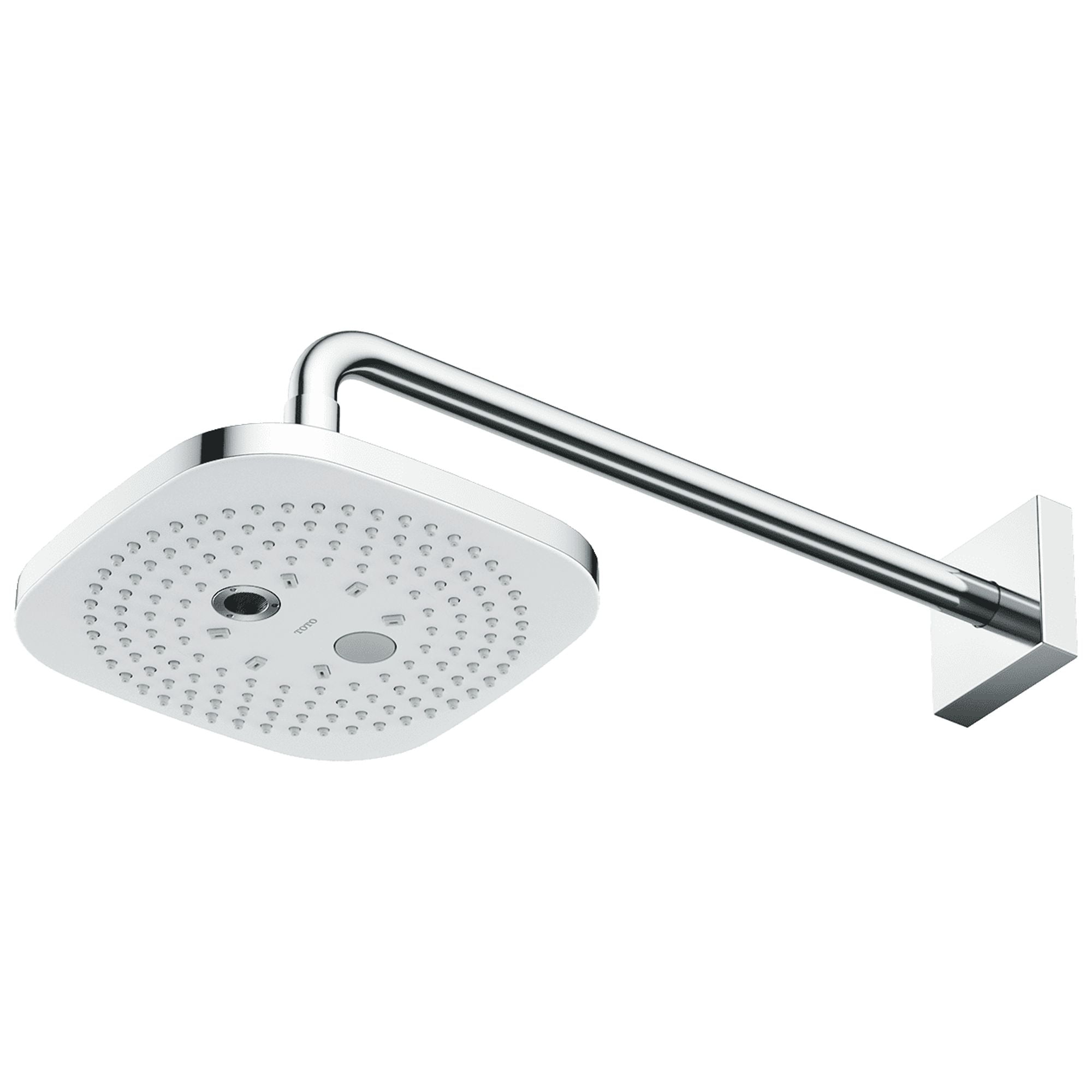 TOTO G Series 2.5 GPM Multifunction 8.5 inch Square Showerhead with COMFORT WAVE and WARM SPA, Polished Chrome - TBW02004U1#CP