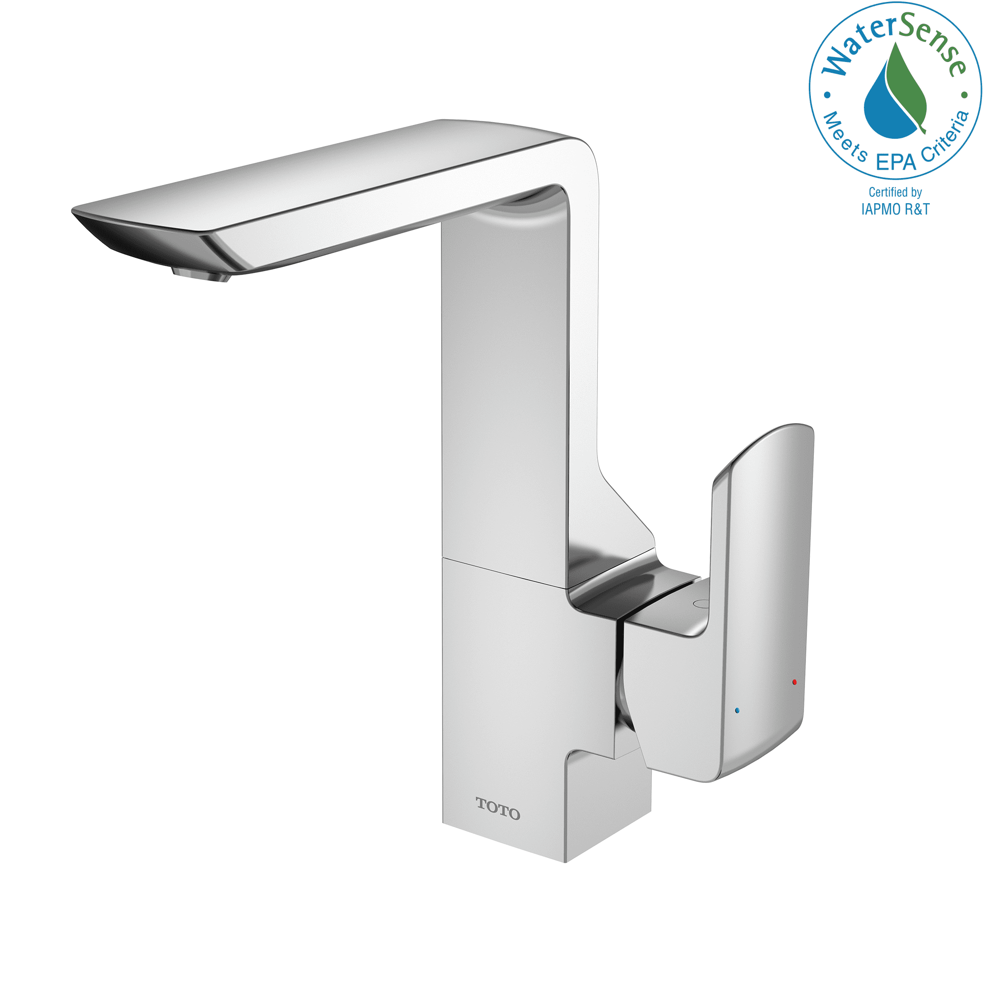 Elegant Polished Nickel Single Hole Faucet with Drain Assembly
