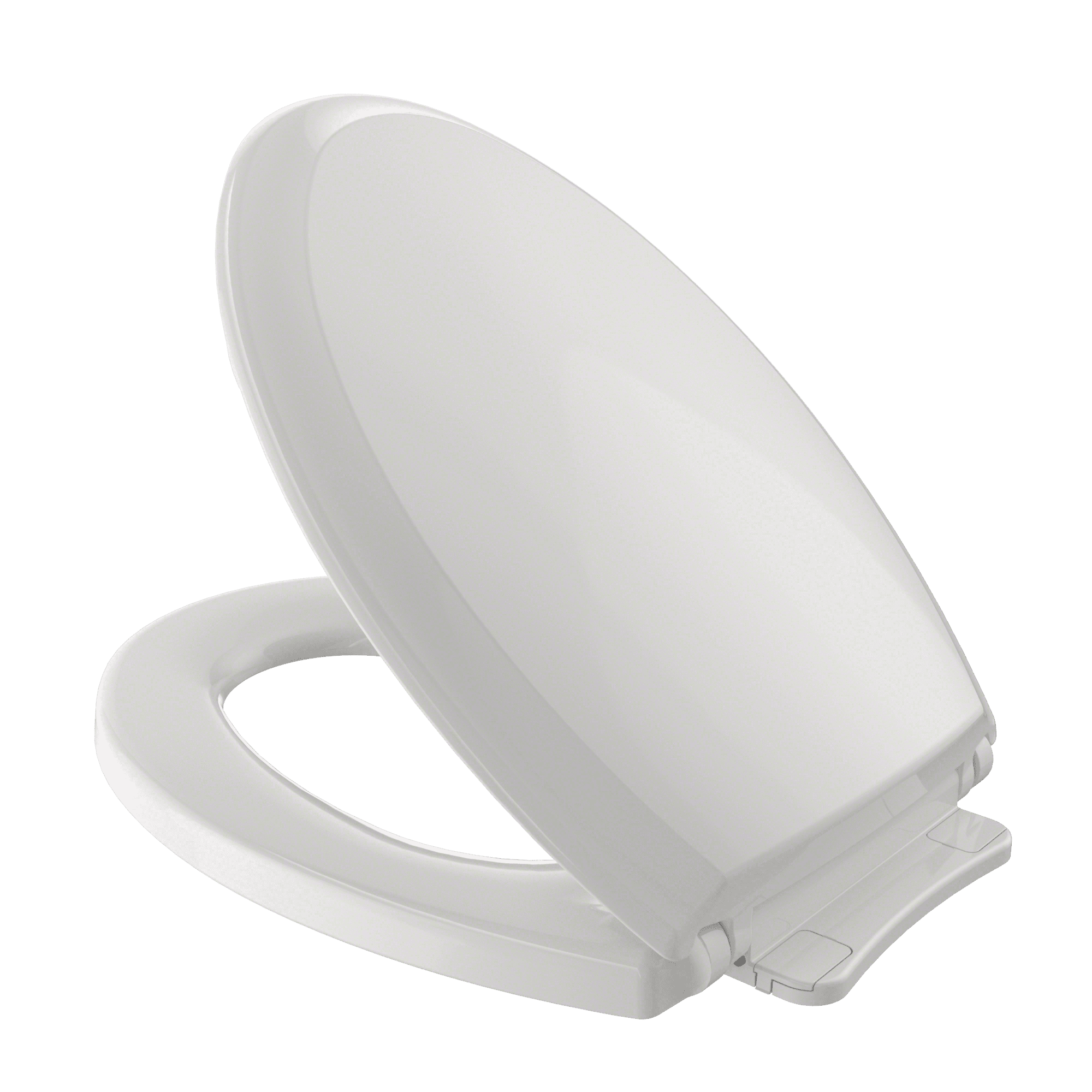 Colonial White Elongated SoftClose Toilet Seat with Lid