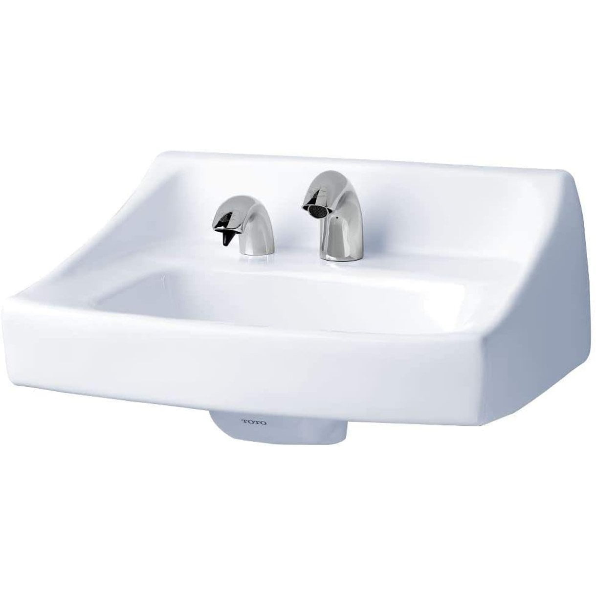 TOTO LT307A01 Commercial WallHung Lavatory, Single Faucet Hole, Left