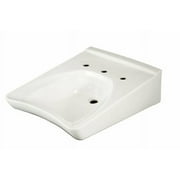 TOTO #LT308#01- Wheelchair Users Lavatory - Cotton White - Single Faucet Hole, Cotton White