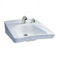 thumbnail image 1 of TOTO #LT308A#01 - Wheelchair Users Lavatory - Cotton White - Single Faucet Hole, Right Side Soap Hole, 1 of 2