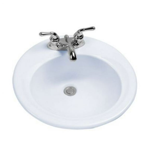TOTO #LT402#01 - 19 1/4" Round Self-Rimming Lavatory