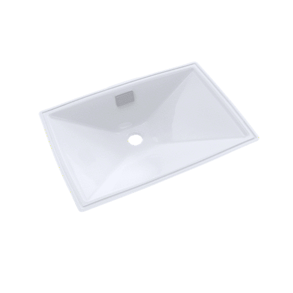 TOTO Lloyd Rectangular Undermount Bathroom Sink, Cotton White - LT931#01