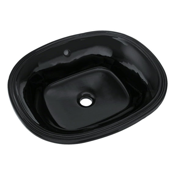 TOTO® Maris™ 17-5/8" x 14-9/16" Oval Undermount Bathroom Sink, Ebony - LT483#51