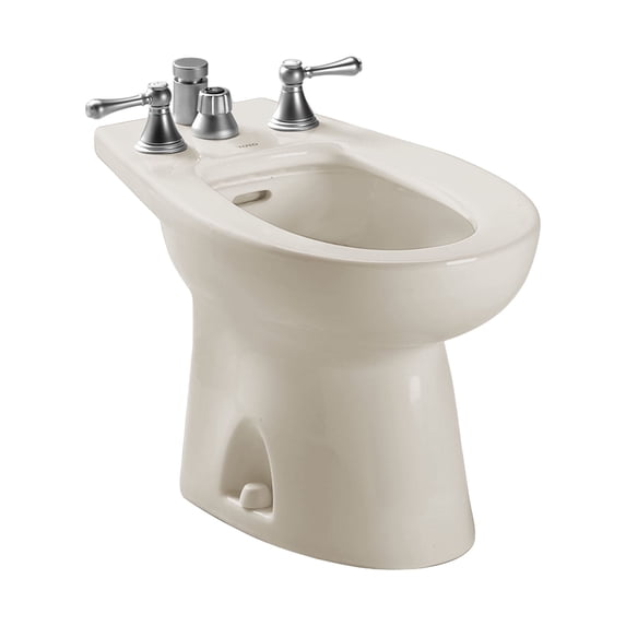 TOTO® Piedmont® Deck Mount Vertical Spray Flushing Rim Bidet, Sedona Beige - BT500B#12