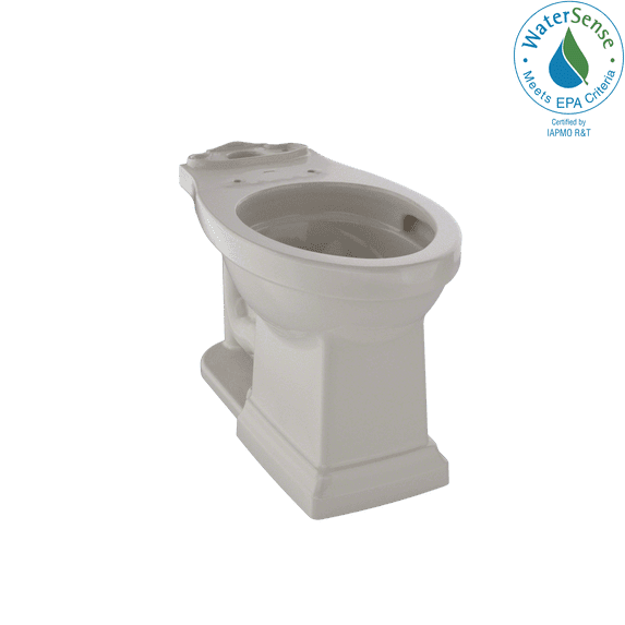 TOTO® Promenade® II Universal Height Toilet Bowl with CEFIONTECT, Bone - C404CUFG#03