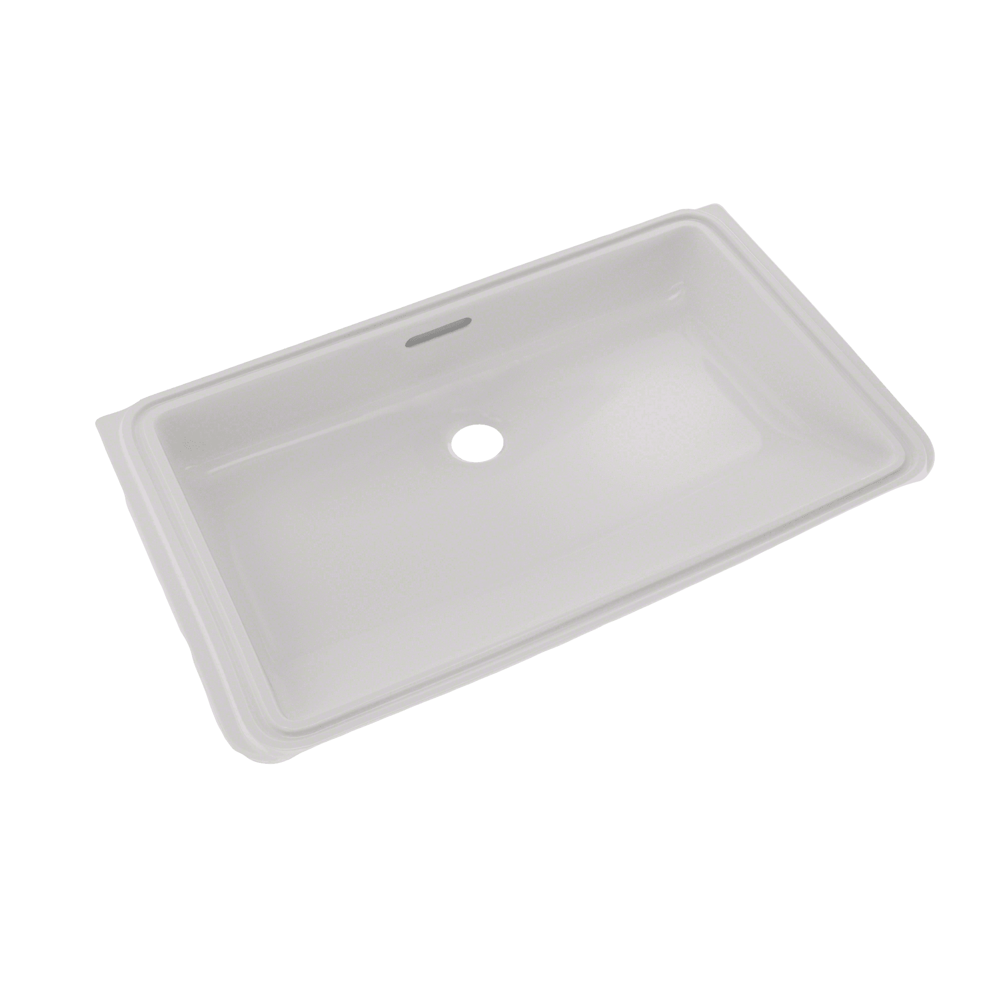 Modern Colonial White Ceramic Undermount Bathroom Sink