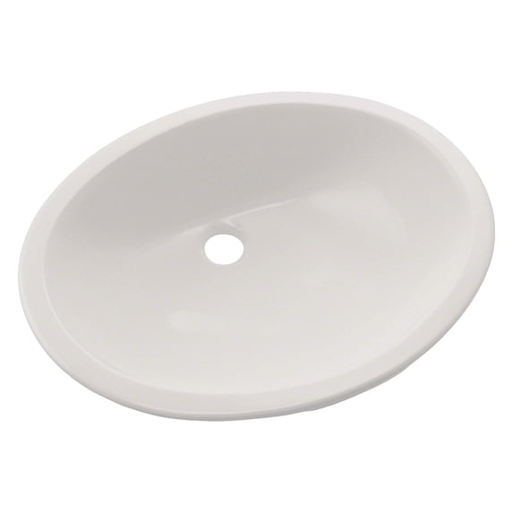 TOTO® Rendezvous® Oval Undermount Bathroom Sink with CEFIONTECT, Colonial White - LT579G#11