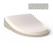 TOTO  S7A WASHLET  Electronic Bidet Toilet Seat with EWATER+  Bowl and Wand Cleaning and Auto Open and Close Classic Lid, Elongated, Sedona Beige - SW4734#12