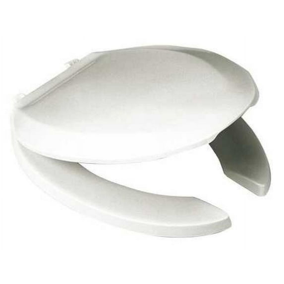 TOTO SC134#01 Toilet Seat, With Cover, polypropylene, Elongated, White