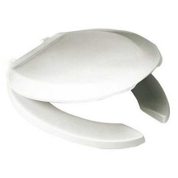TOTO SC134#01 Toilet Seat, With Cover, polypropylene, Elongated, White