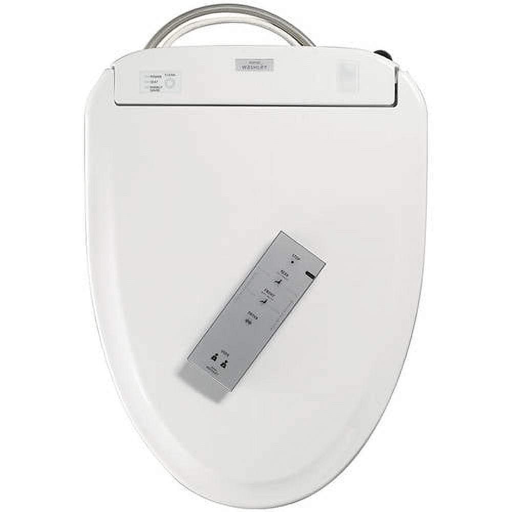 TOTO SW57401 Cotton Washlet S300e Elongated Bathroom Toilet Seat With