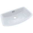 thumbnail image 1 of TOTO® Soirée® Arched Front Rectangular Undermount Bathroom Sink, Cotton White - LT967#01, 1 of 2