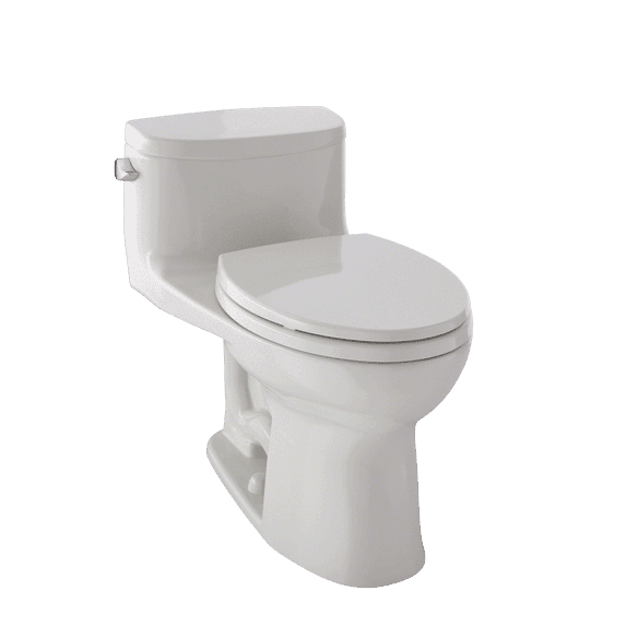 TOTO® Supreme® II One-Piece Elongated 1.28 GPF Universal Height Toilet with CeFiONtect?, Sedona Beige - MS634114CEFG#12