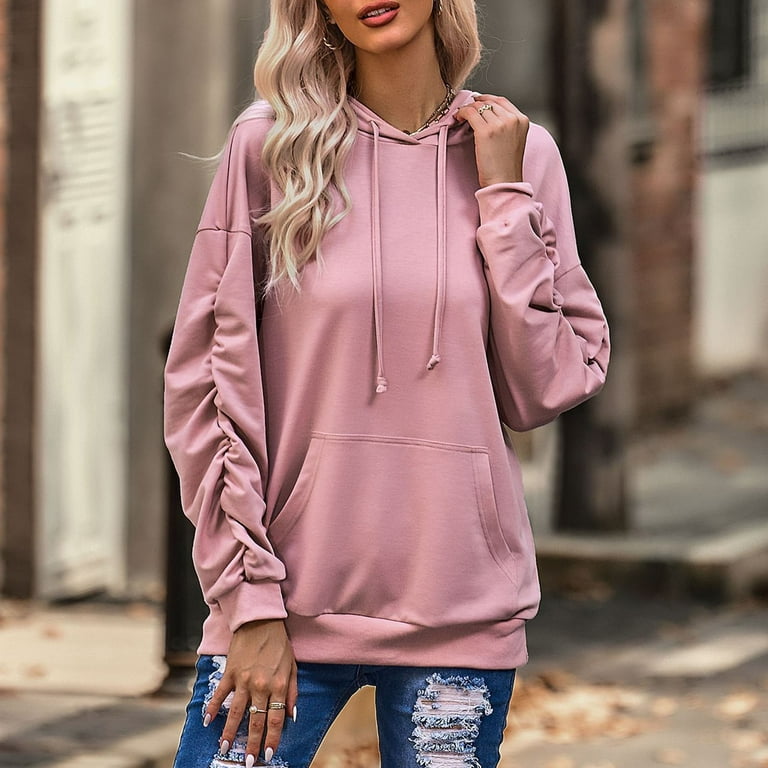Solid deals color hoodies