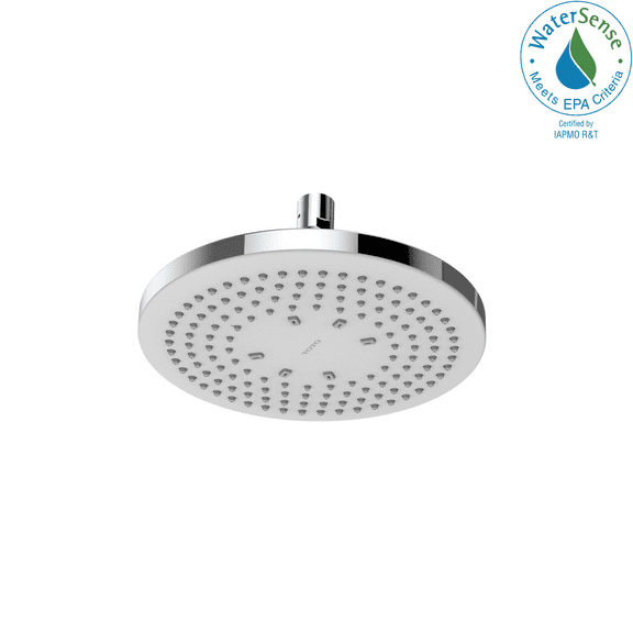 Toto Round Single Function 8.5" 1.75 GPM Shower Head with Comfort Wave Technology Polished Chrome