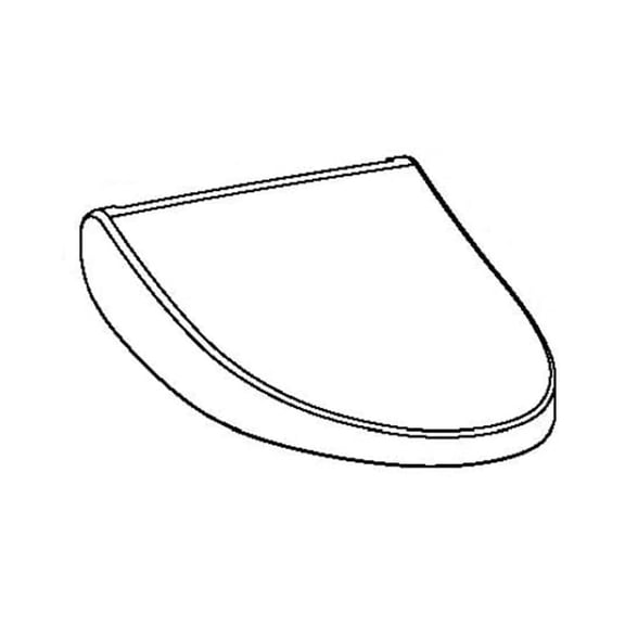 TOTO THU9802 Lid Assembly for Elongated C100 Washlet Bidet Seat, Cotton White