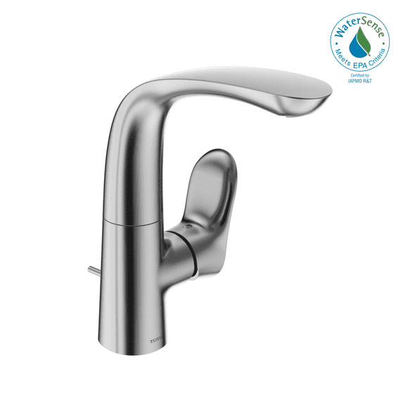 TOTO TLG01309U#CP GO 1.2 GPM Single Side-Handle Bathroom Sink Faucet with COMFORT GLIDE Technology