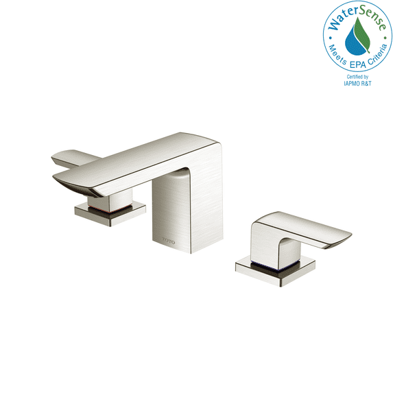 TOTO TLG02201U#BN Two Handle Widespread Bathroom Faucet Brushed Nickel