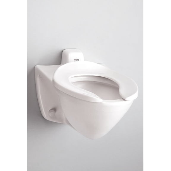 Toto CT708E#01 Elongated Flushometer Toilet In Cotton