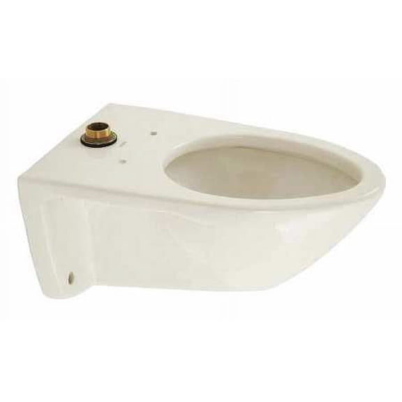 TOTO Toilet Bowl,Top Spud,Wall,Elngtd,Cotton CT708E#01