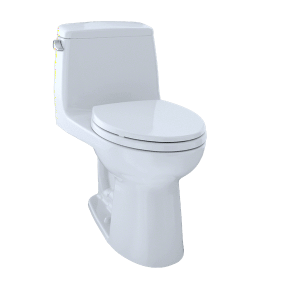 TOTO UltraMax One-Piece Elongated 1.6 GPF Toilet, Cotton White - MS854114S#01