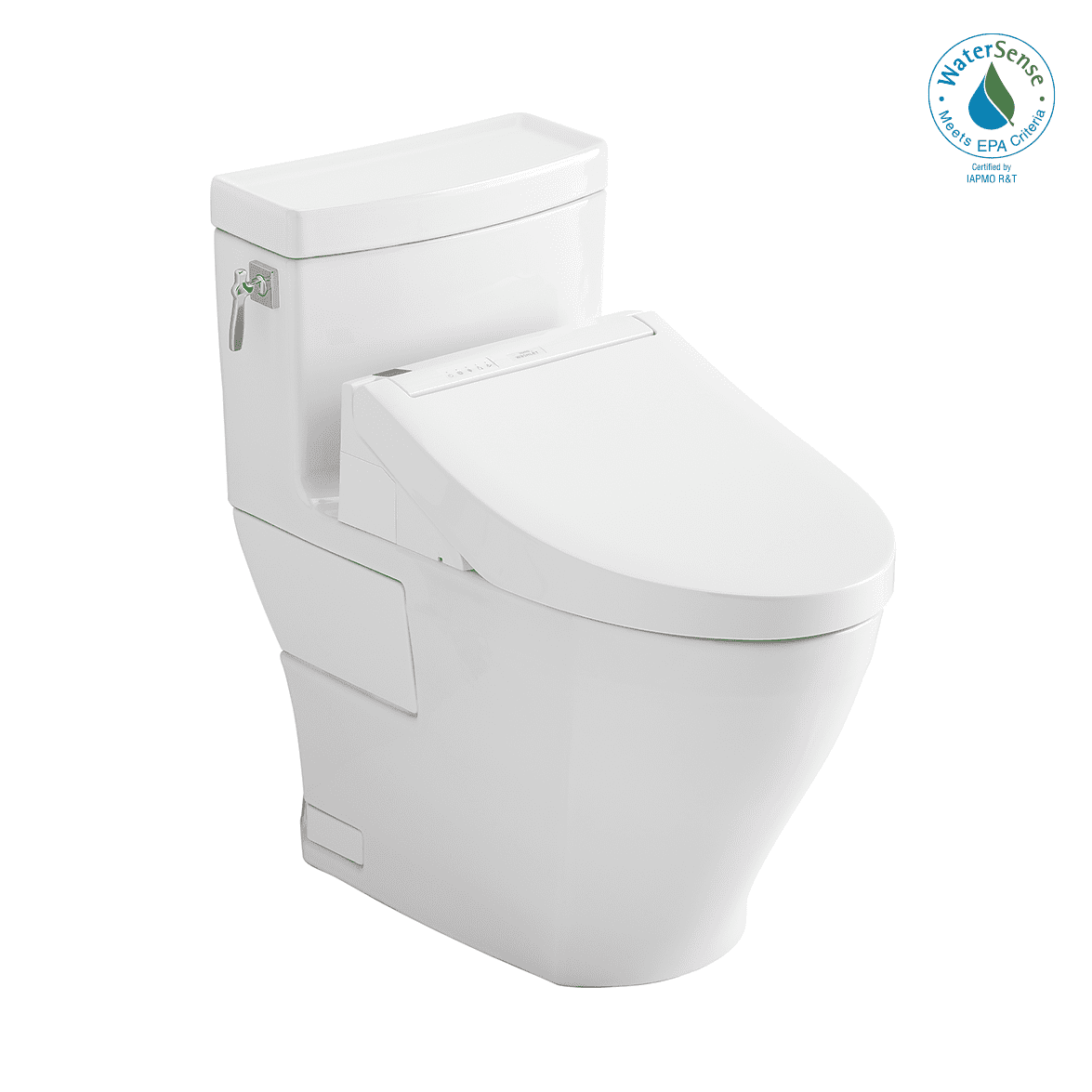 TOTOのWASHLET TOTO®WASHLET+® Aimes One-Piece Elongated 1.28 GPF Toilet and