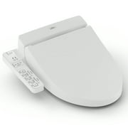 TOTO WASHLET C100 Electronic Bidet Toilet Seat with PREMIST, Rnd,White