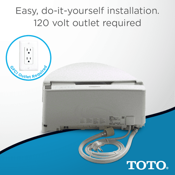TOTO WASHLET C200 Electronic Bidet Seat Cotton White- SW2043R#01