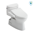 thumbnail image 1 of TOTO® WASHLET+® Carolina® II One-Piece Elongated 1.28 GPF Toilet and WASHLET+® C2 Bidet Seat, Cotton White - MW6443074CEFG#01, 1 of 5