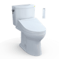 thumbnail image 1 of TOTO® WASHLET+® Drake® II 1G® Two-Piece Elongated 1.0 GPF Toilet and WASHLET+® C5 Bidet Seat, Cotton White - MW4543084CUFG#01, 1 of 5